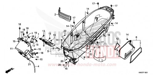 LUGGAGE BOX (NSS125ADK) NSS125ADK de 2019